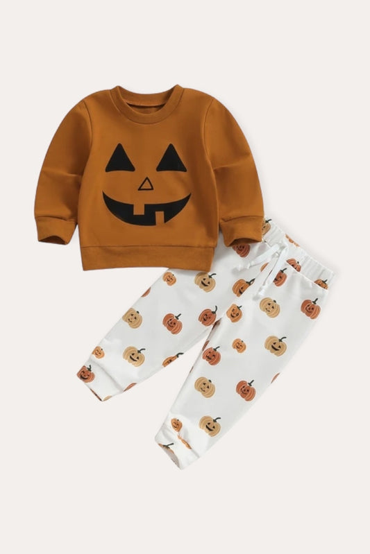 Pumpkin Set Pyjamas | Orange