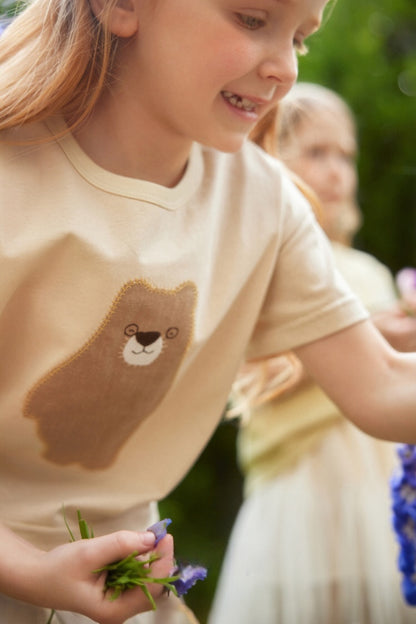 Teddy Bear T-shirt | Beige