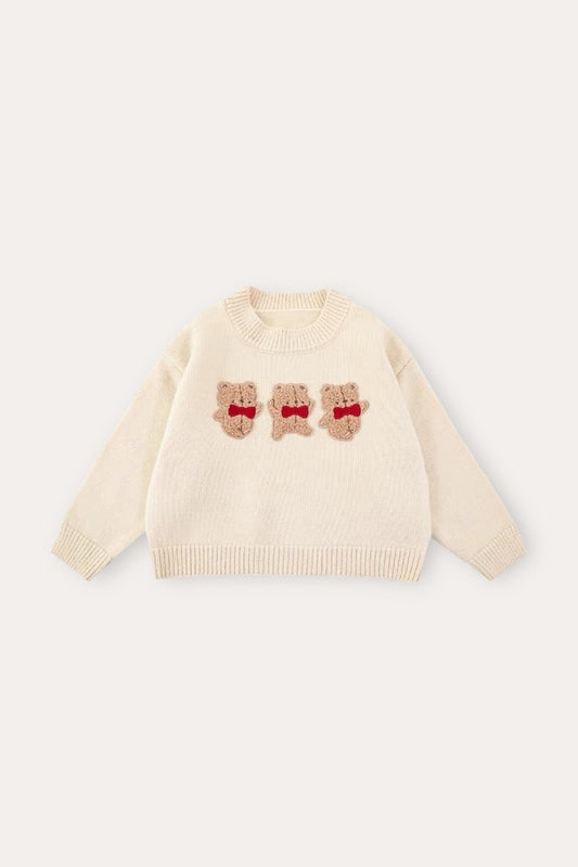Teddy Bear Sweater | Beige