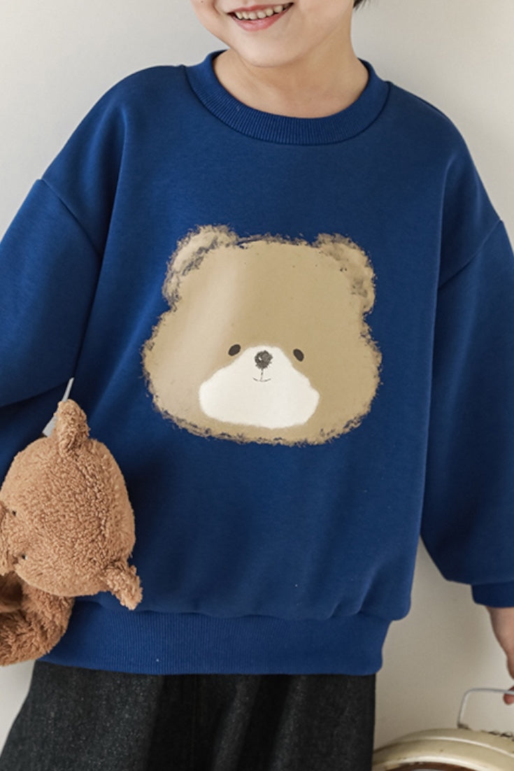 Angel Bears Sweatshirt | Lapis Blue