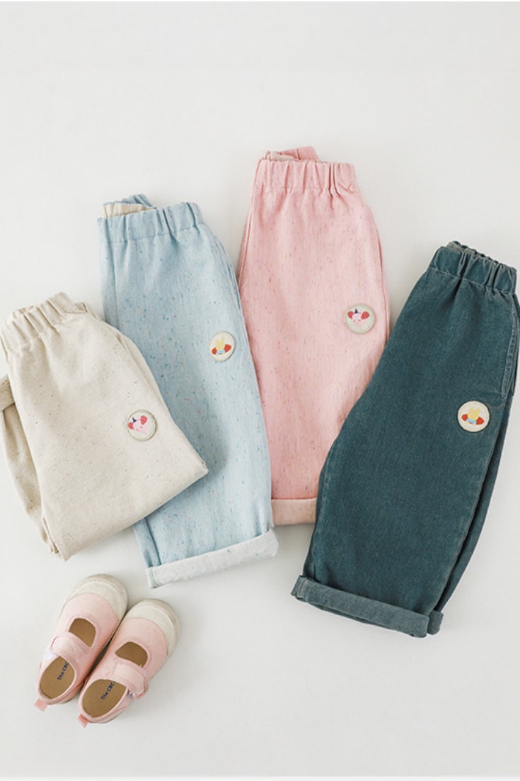 Happy Zoo Elephant Trousers | Pink