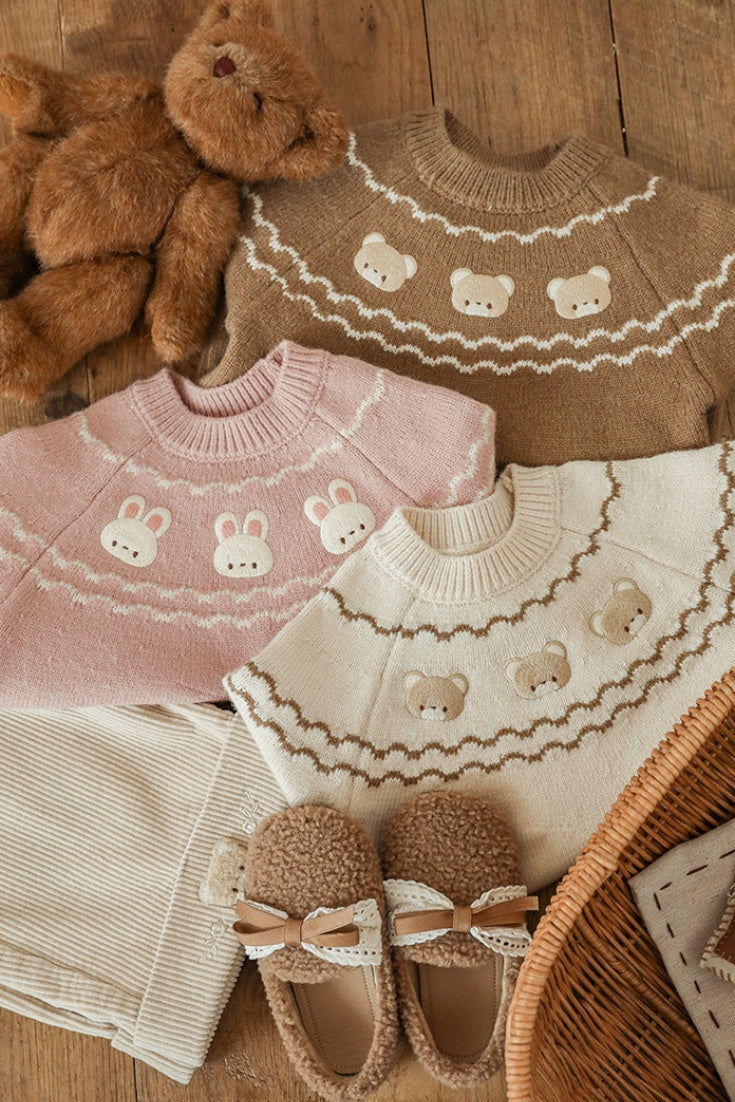 Teddy Bear Sweater | Beige