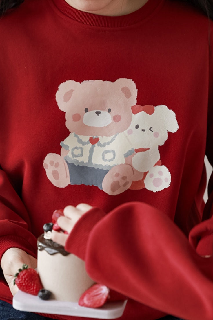 Bobo Bear Sweatshirt | Red