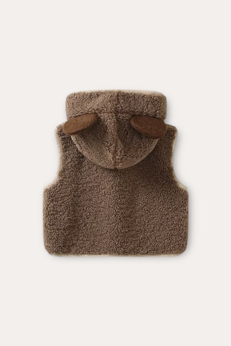 Panda Wool Vest | Beige