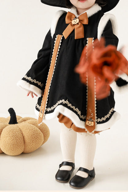 Pumpkin Drees And Hat | Black Orange