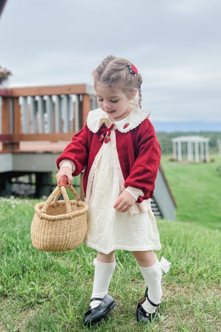 Strawberry Garden Jacket | Red