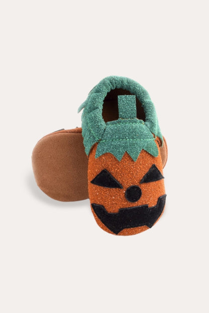 Pumpkin Suede Shoes | Orange