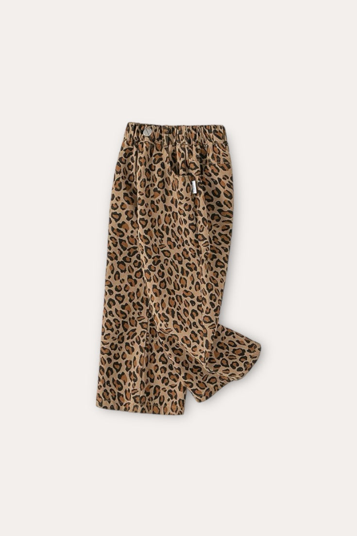 Leopard Trousers | Brown