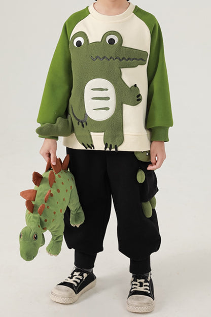 Crocodile Sweatshirt | Green
