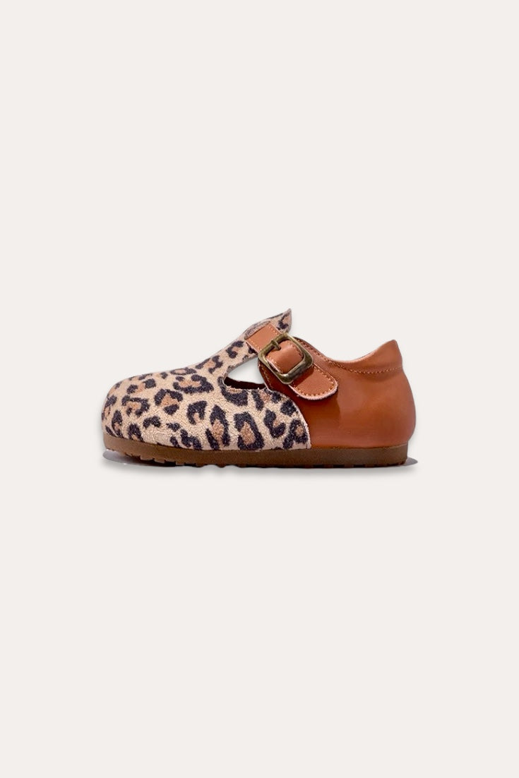 Leopard Sandals | Brown