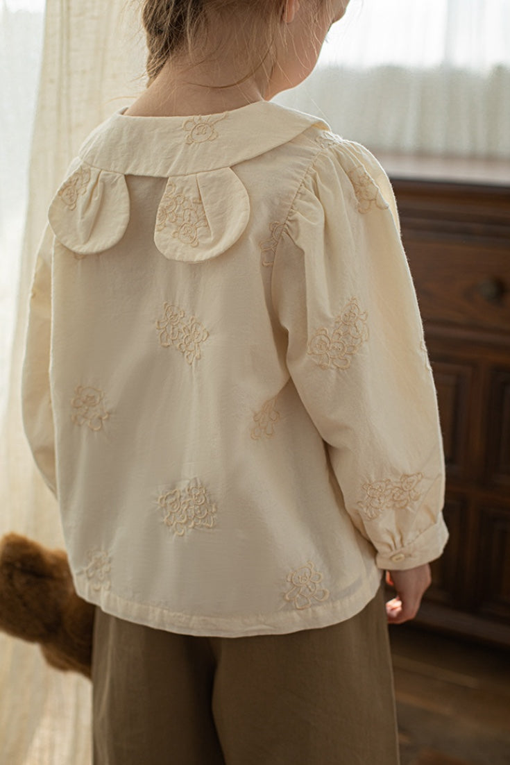 Teddy Bear Blouse | Beige