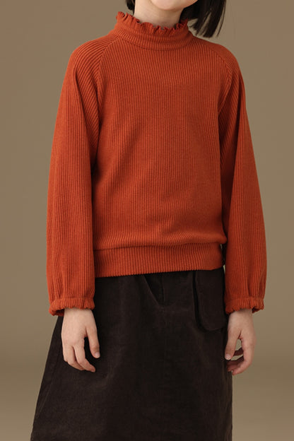 Shini Corduroy Shirt | Orange
