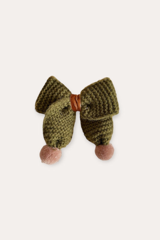Heli knitted Clip | Green