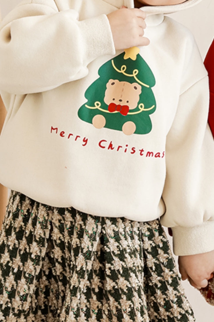 Merry Christmas Sweatshirt | Beige