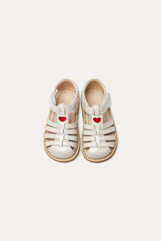 Heart Sandals | Beige