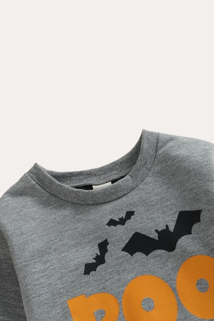 Boo Crew Sweatshirt | Gray