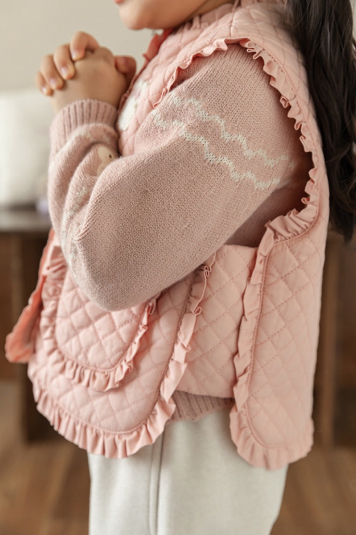 Bunny Gilet | Pink