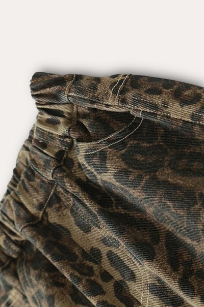 Leopard Trousers | Brown