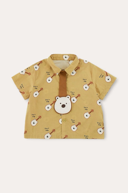 Košile s kytarovým medvědem | Lev
