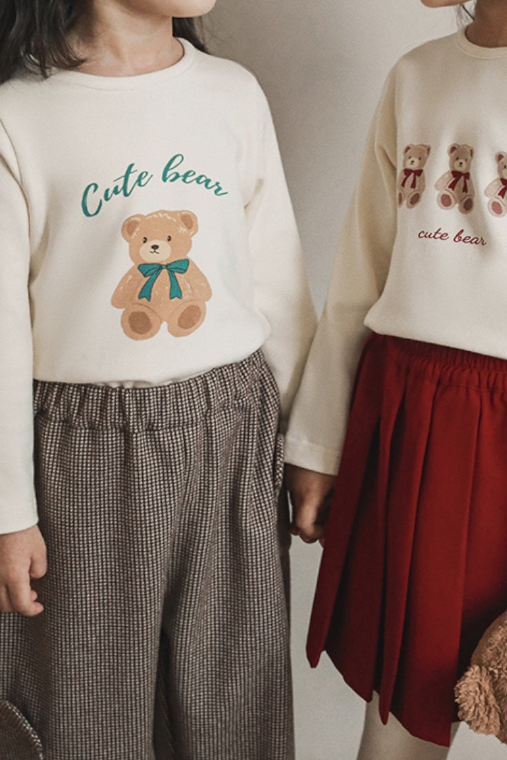 Cute Bear Shirt | Beige