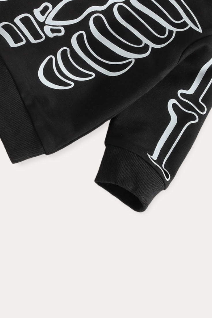 Skeleton Set Pyjamas | Black