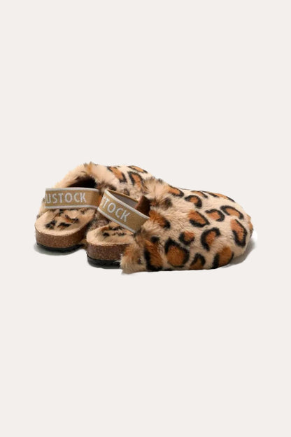 Leopard Teddy Sandals | Sorrell Brown