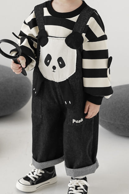 Bebe Panda Jumpsuit | Black