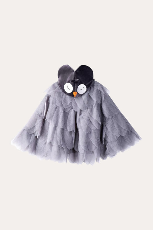 Owl Tutu Dress | Gray