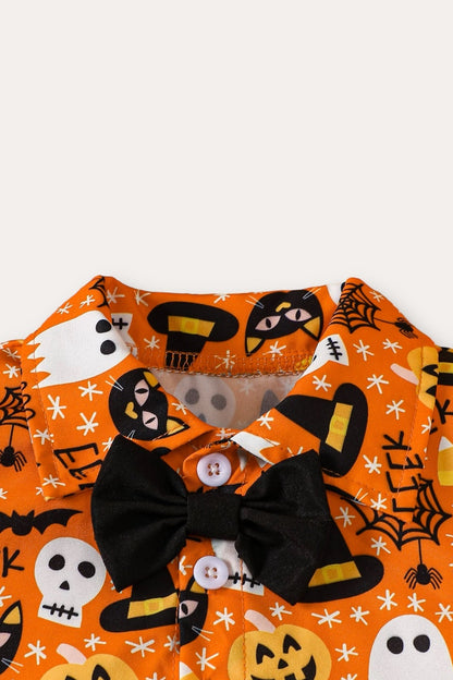 Boo Halloween Set Shirt | Orange