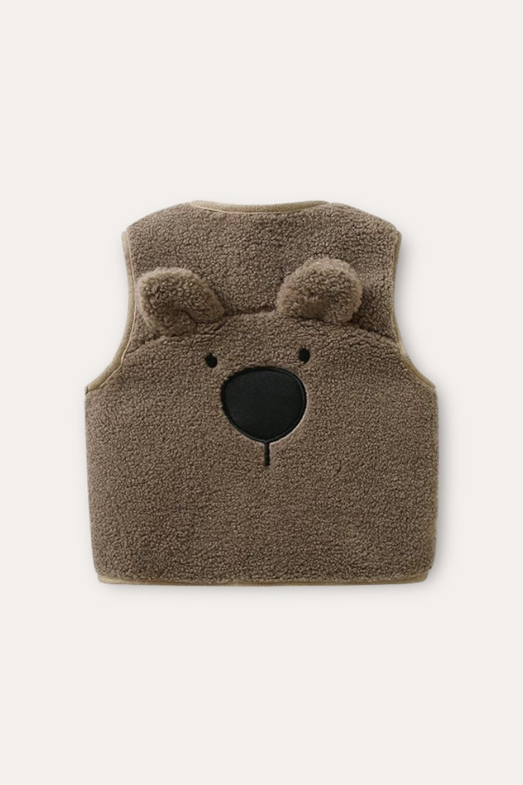 Bear Wool Vest | Beige