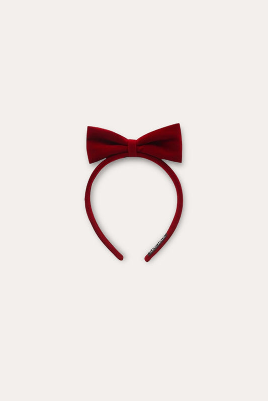 Mili Velvet Lottie Headband | Red