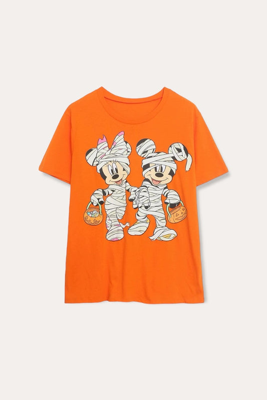 Halloween Mickey T-shirt | Orange