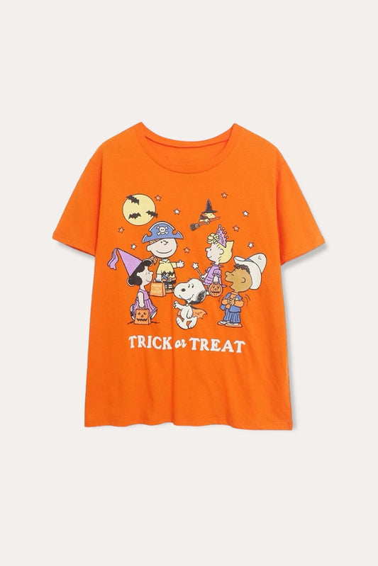 Halloween Trick Treat T-shirt | Orange