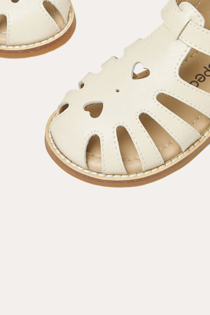 Heart Sandals | Beige