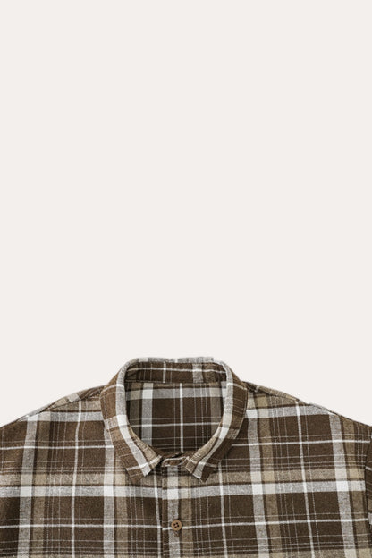 Kodae Plaid Shirt | Brown