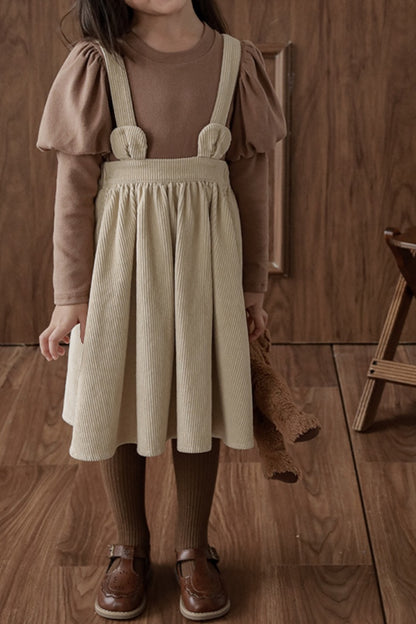Ellie Corduroy Dress | Beige