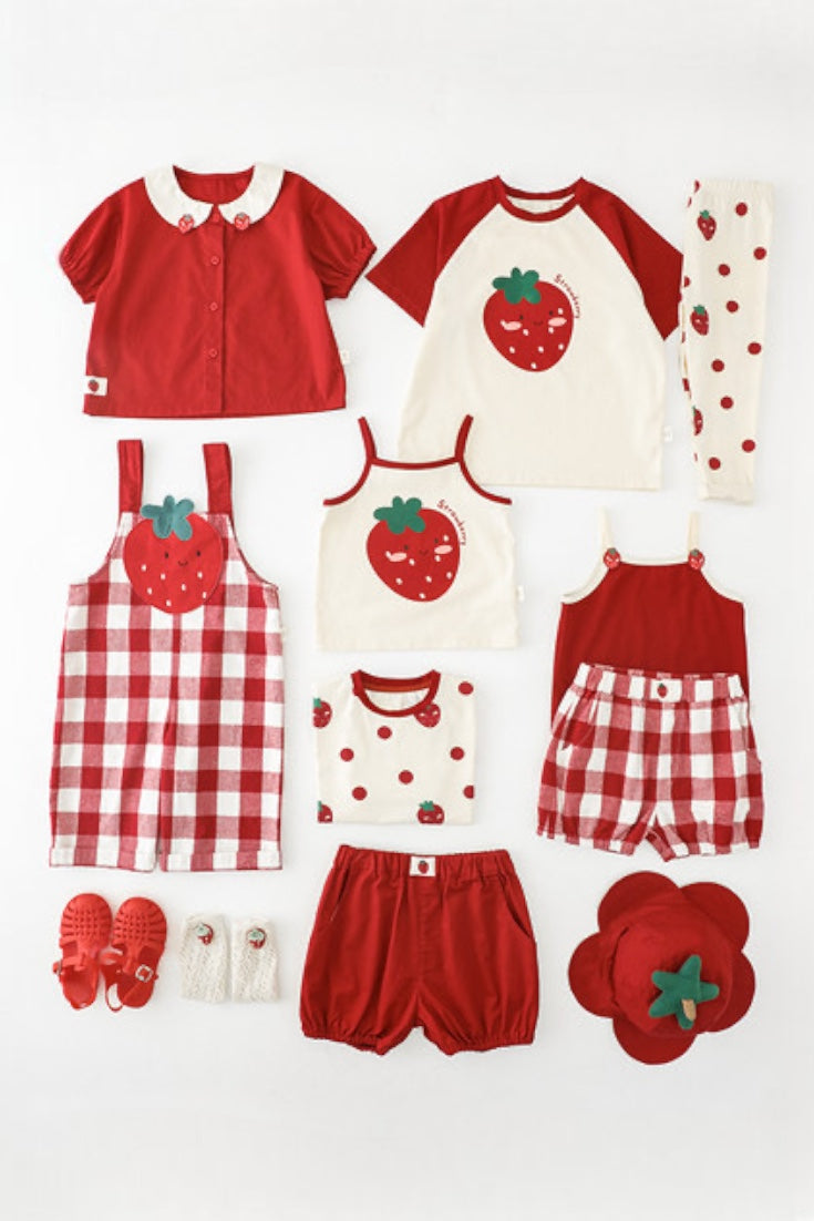 Strawberry Jumpsuit | Red
