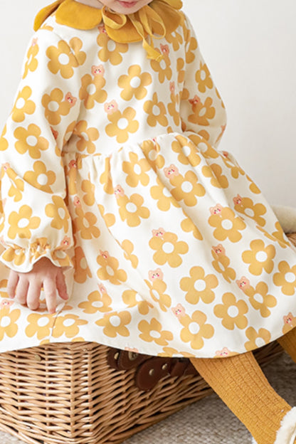 Sunshine Bear Dress | Yellow