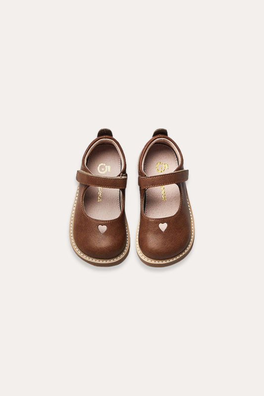 Minnie Heart Shoes | Brown