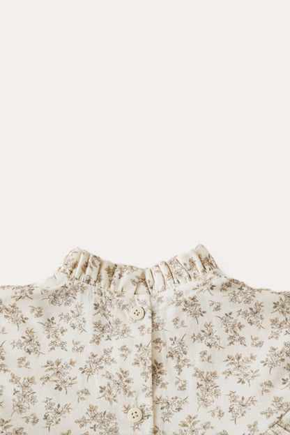Fini lily Blouse | Brown Beige