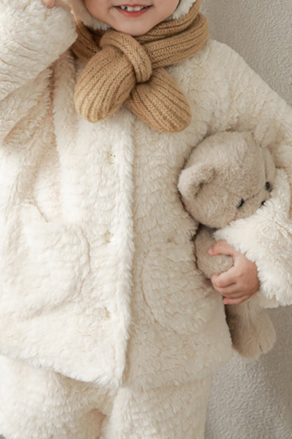 Bunny Teddy Set Jacket | Beige