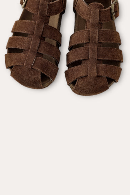 Velcro Sandals | Brown