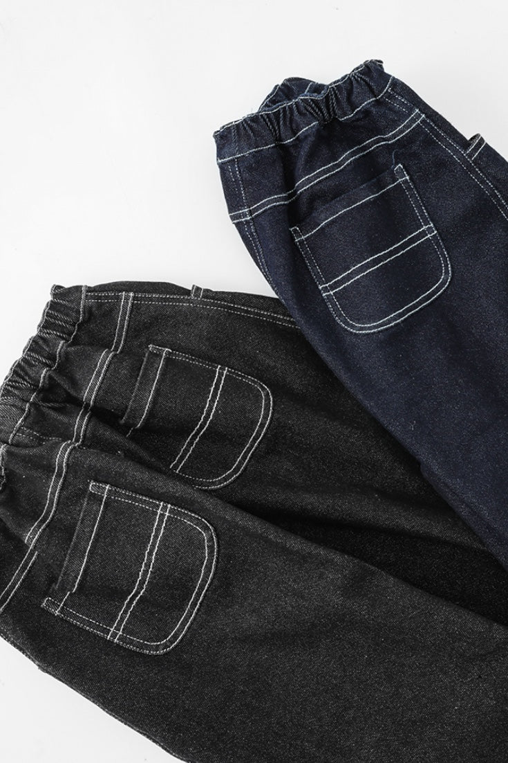 Relaxed Comfy Jeans | Navy