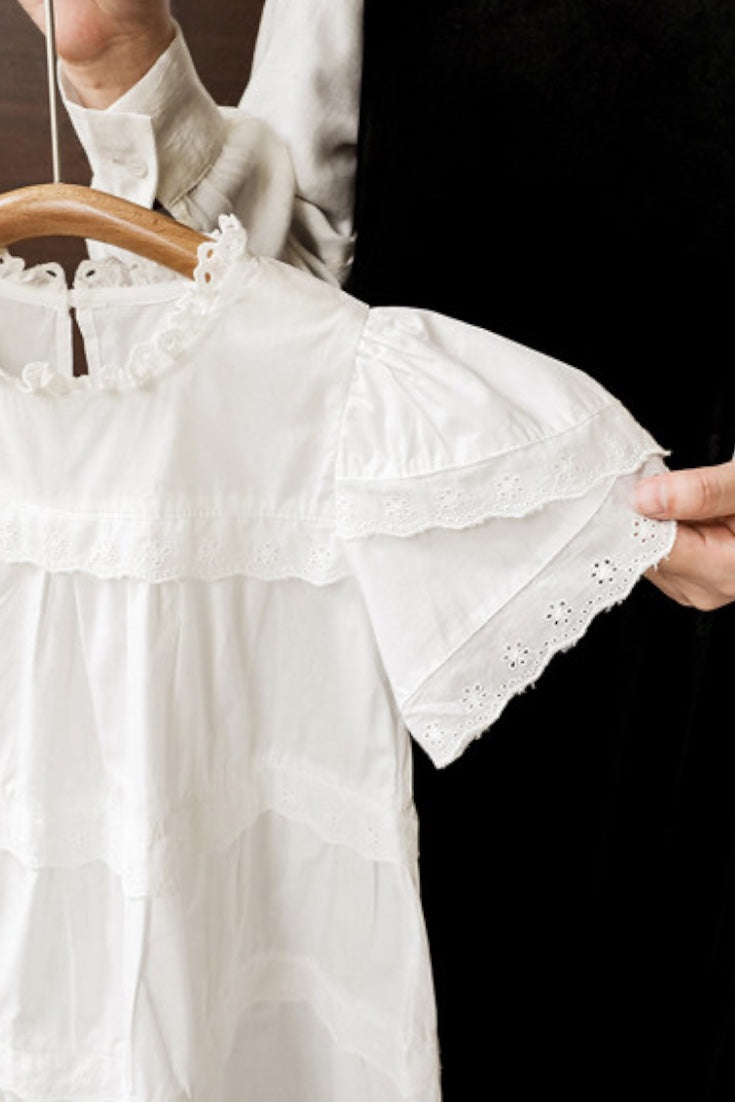 Etta Cotton Dress | White