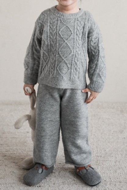 Ninam Knit Sweater & Knit Pants | Gray