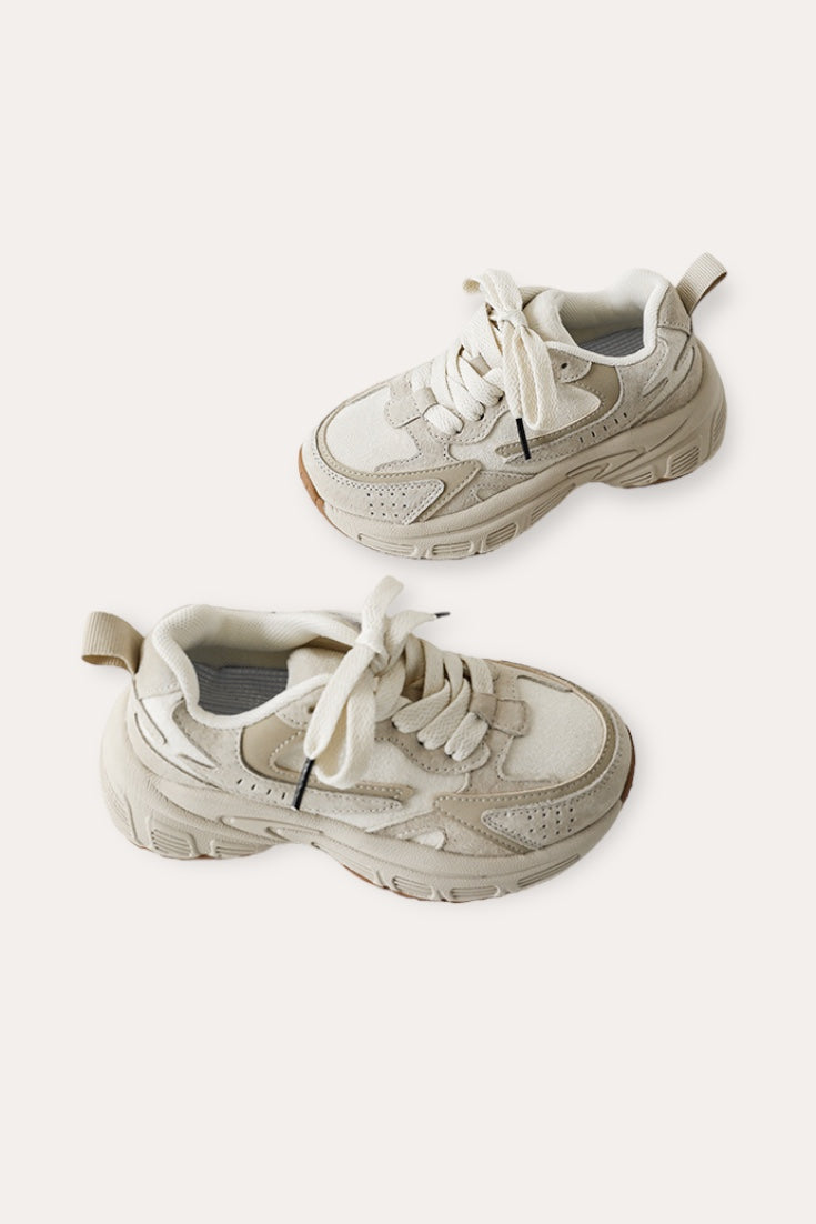 Mesh Sneakers | Beige