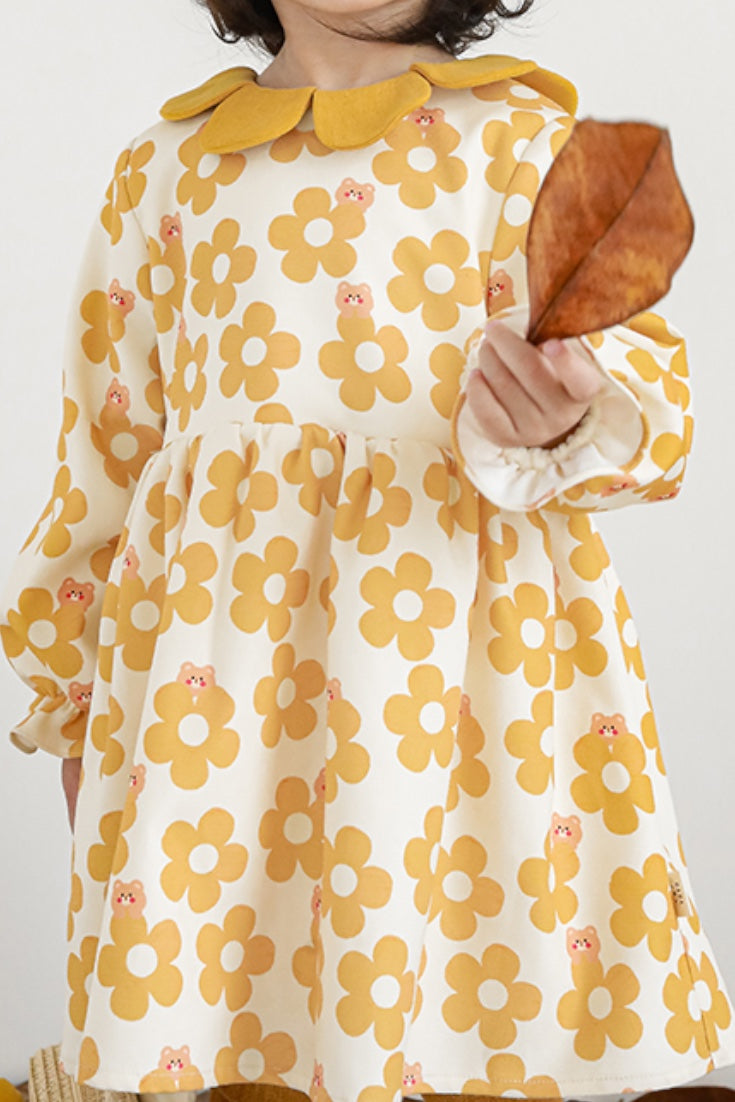 Sunshine Bear Dress | Yellow