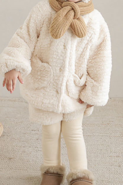 Bunny Teddy Set Jacket | Beige