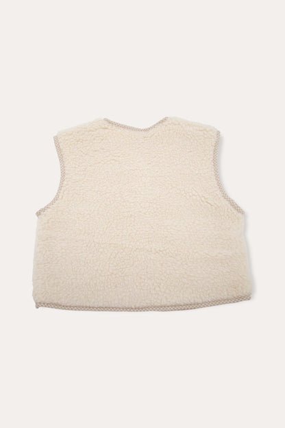 Cleo Wool Vest | Beige
