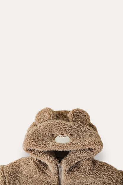 Teddy Bear Jacket | Brownish Gray
